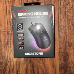 Gigastone Gaming Mouse Up to 12,000 DPI Adjustable, Wired Gaming Mouse